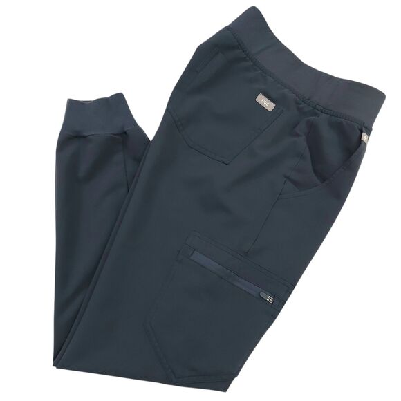 Figs Zamora Jogger Scrub Pants Womens XS Blue Comfort Nurse Utility Uniform Work - Picture 7 of 12